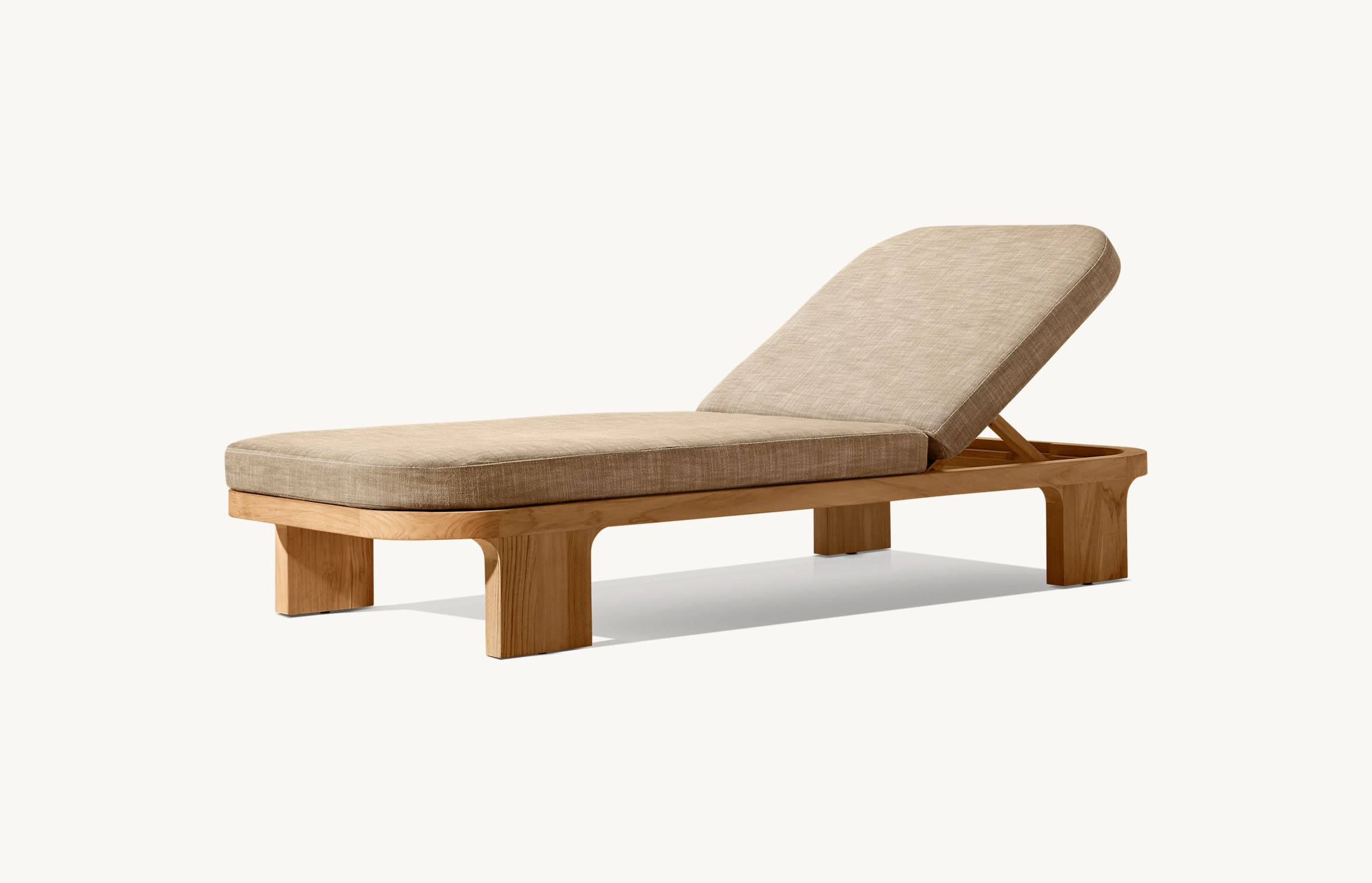 Custom Teak Wood Patio Lounger - Outdoor Furniture Hotel recensione e prezzo