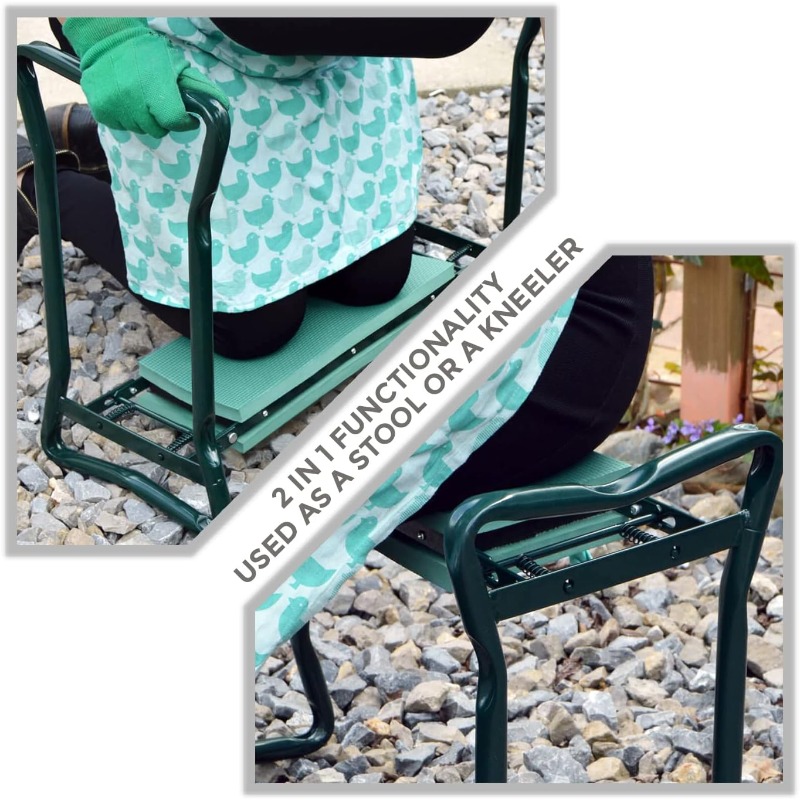 Garden Kneeler Folding Garden  - Garden Bench Metal recensione e prezzo