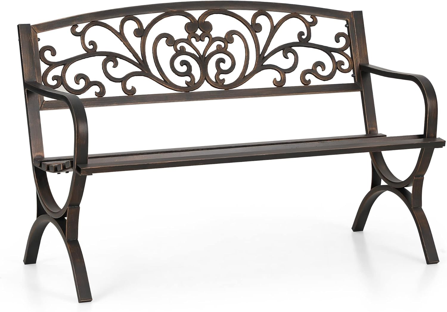 Metal Outdoor Bench, 50
