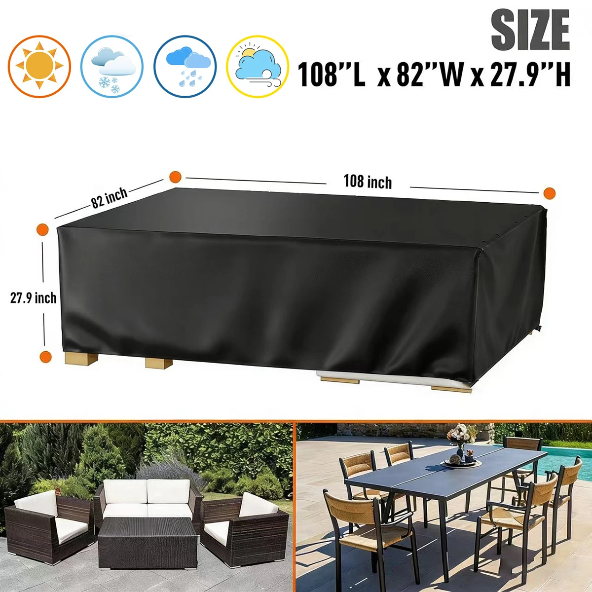 Patio Furniture Covers Are Wat - Outdoor Furniture Fabric Waterproof recensione e prezzo