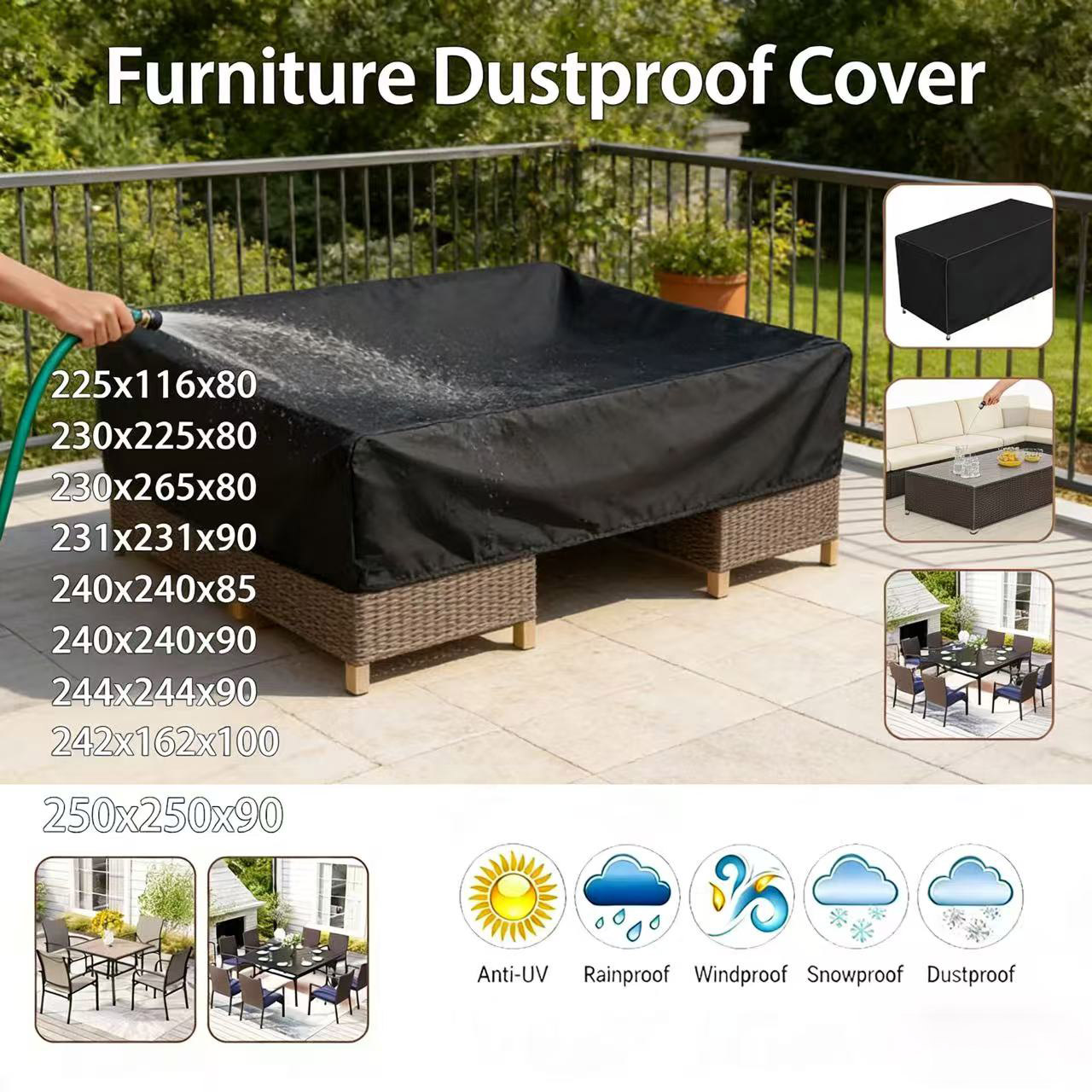 Patio Furniture Covers Are Wat - Outdoor Furniture Fabric Waterproof recensione e prezzo
