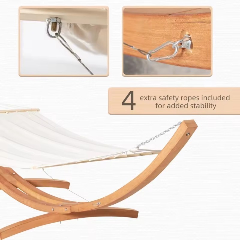 2026 Outdoor Hammock With Stan - Outdoor Furniture Wood recensione e prezzo