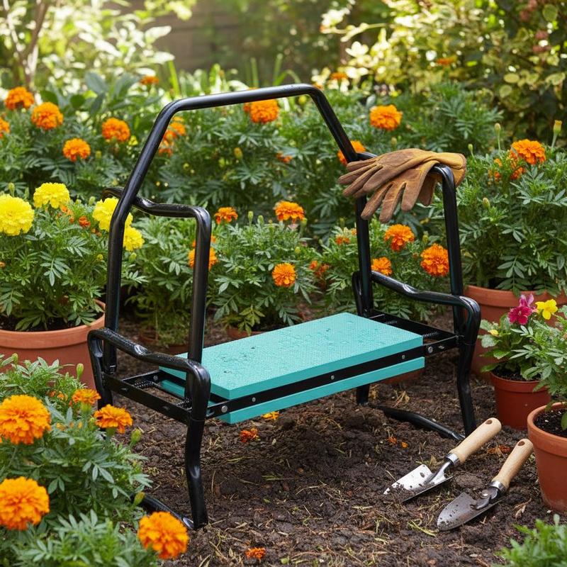2 In 1 Garden Kneeler Seat Kne - Garden Bench Metal recensione e prezzo