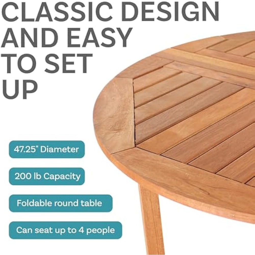 Malaysian Hardwood Folding Gat - Outdoor Furniture Oil Teak recensione e prezzo