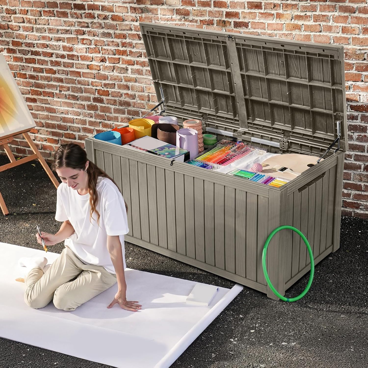 220 Gallon Extra-Large Patio D - Garden Storage Box recensione e prezzo