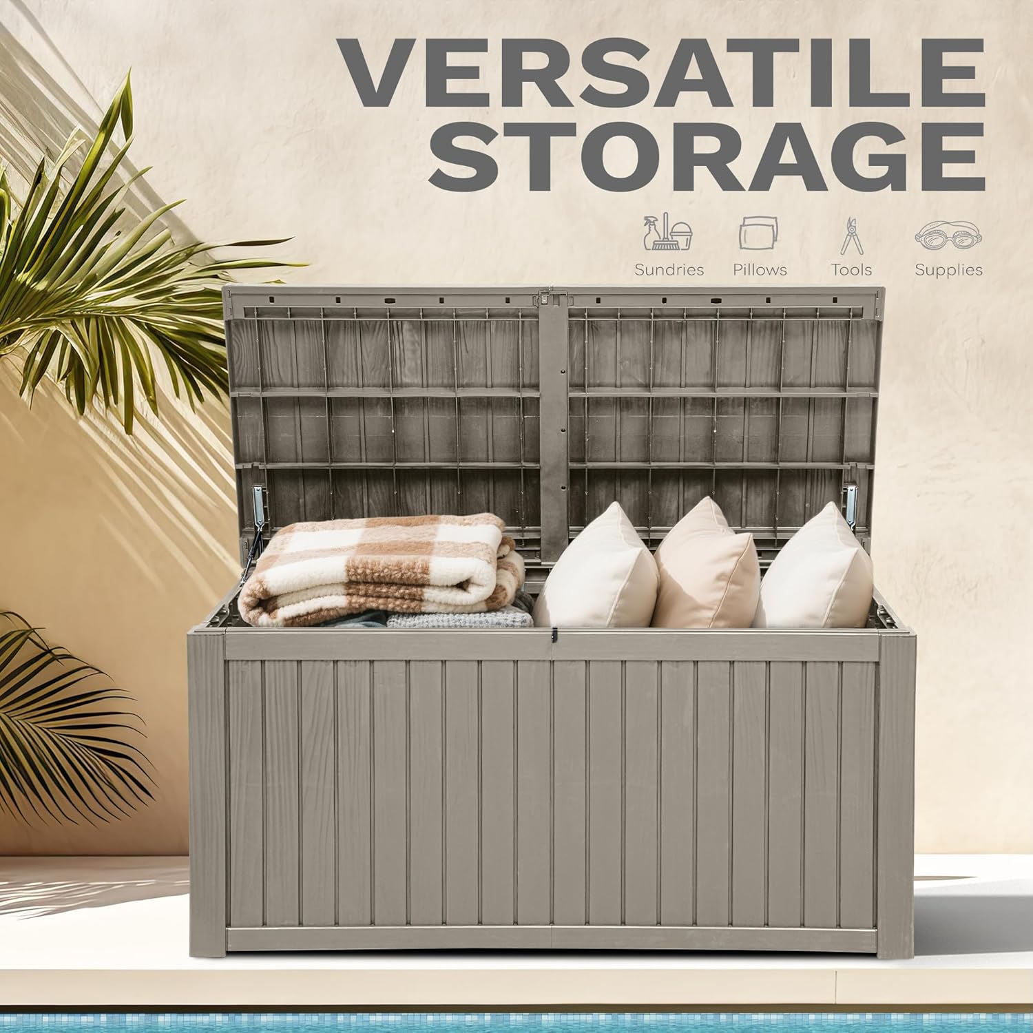 220 Gallon Extra-Large Patio D - Garden Storage Box recensione e prezzo