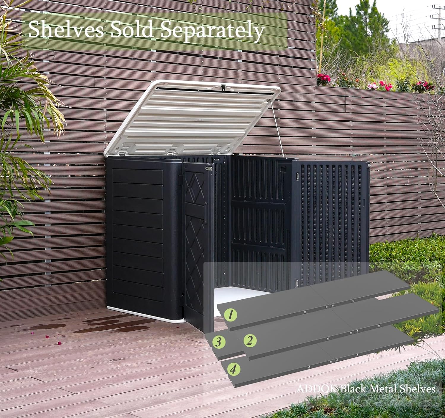 Weather-Resistant Horizontal O - Garden Storage Box recensione e prezzo