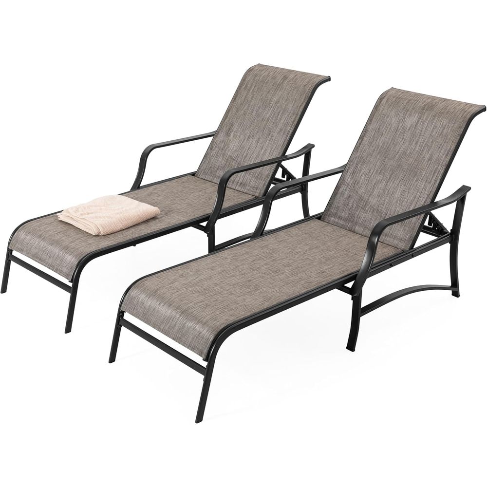 Outdoor Metal Lounge Chairs Se - Patio Heater Standing recensione e prezzo