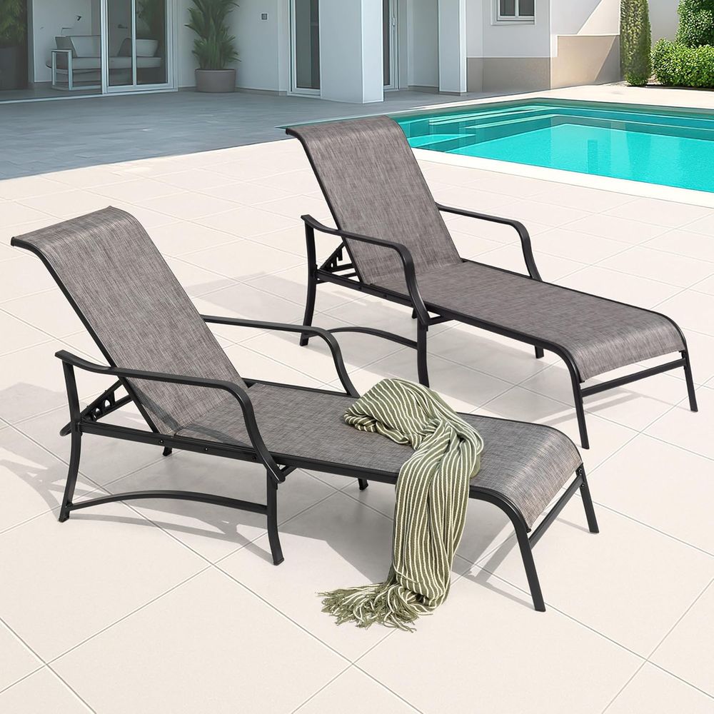 Outdoor Metal Lounge Chairs Se - Patio Heater Standing recensione e prezzo
