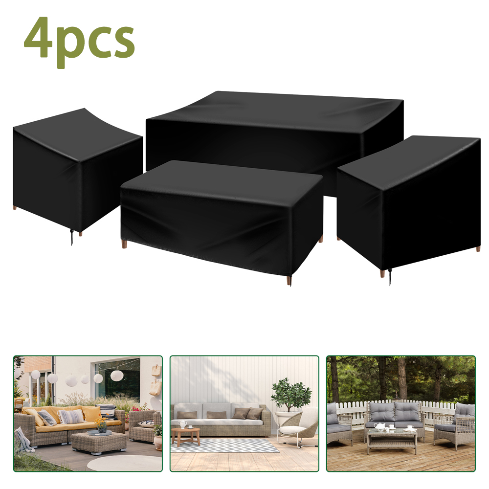 4Pcs Patio Furniture Cover Set - Outdoor Furniture Fabric Waterproof recensione e prezzo