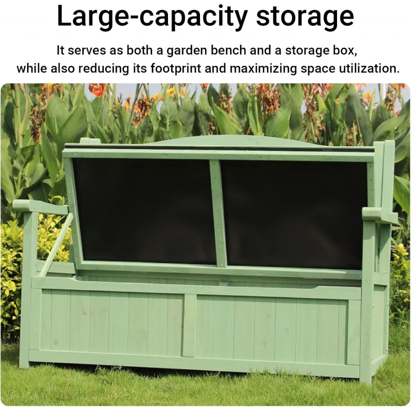 2026 New：48in Wooden Outdoor S - Garden Storage Box recensione e prezzo