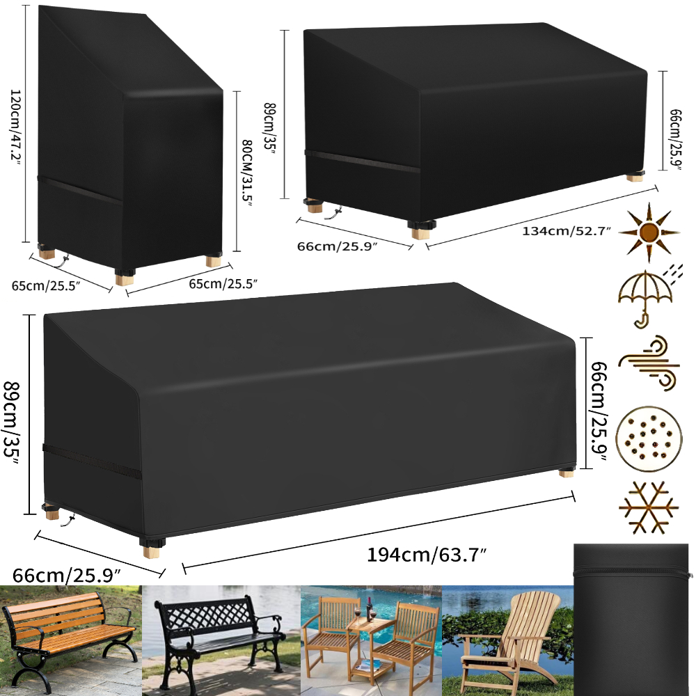 Waterproof Patio Chair Dust Co - Outdoor Furniture Fabric Waterproof recensione e prezzo