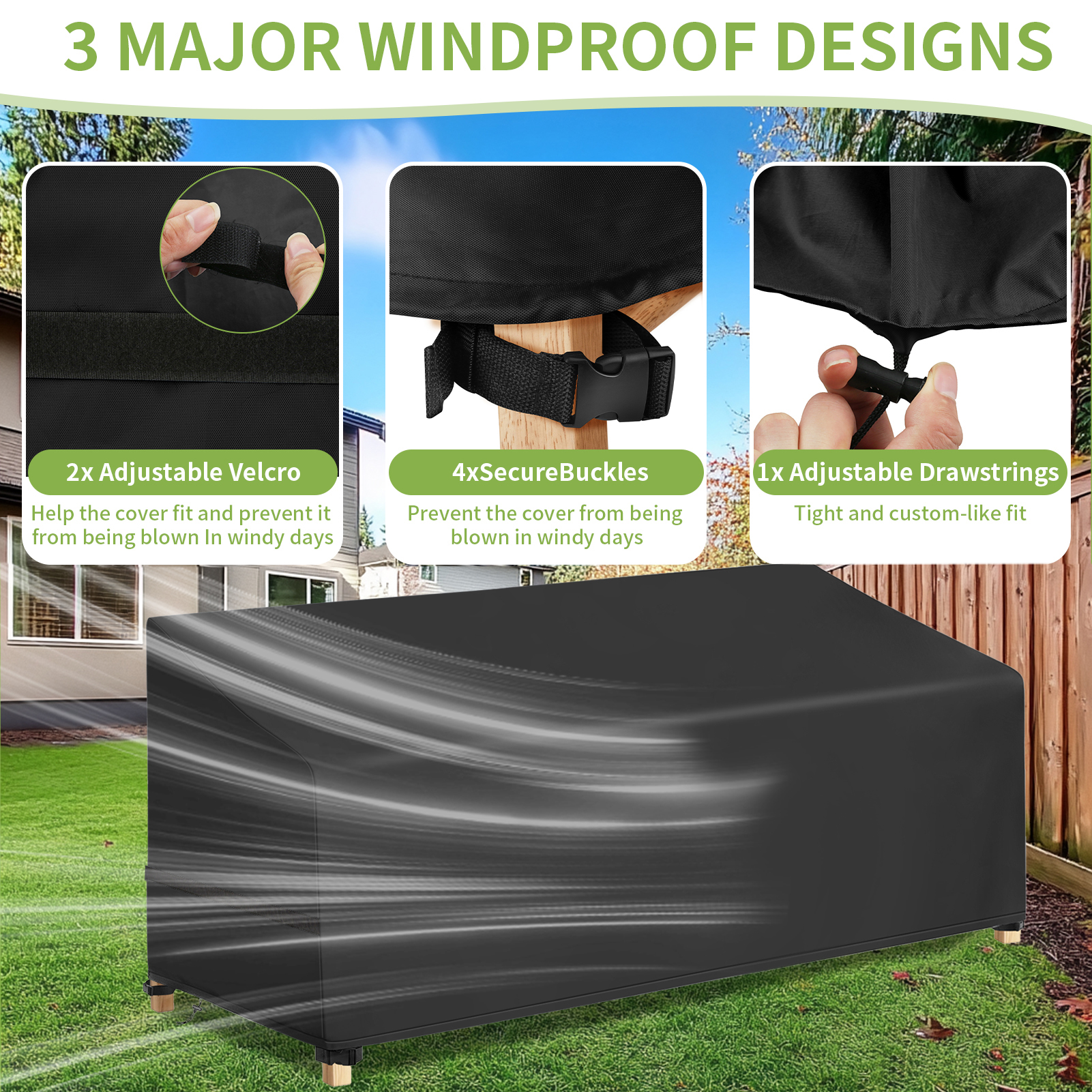 Waterproof Patio Chair Dust Co - Outdoor Furniture Fabric Waterproof recensione e prezzo