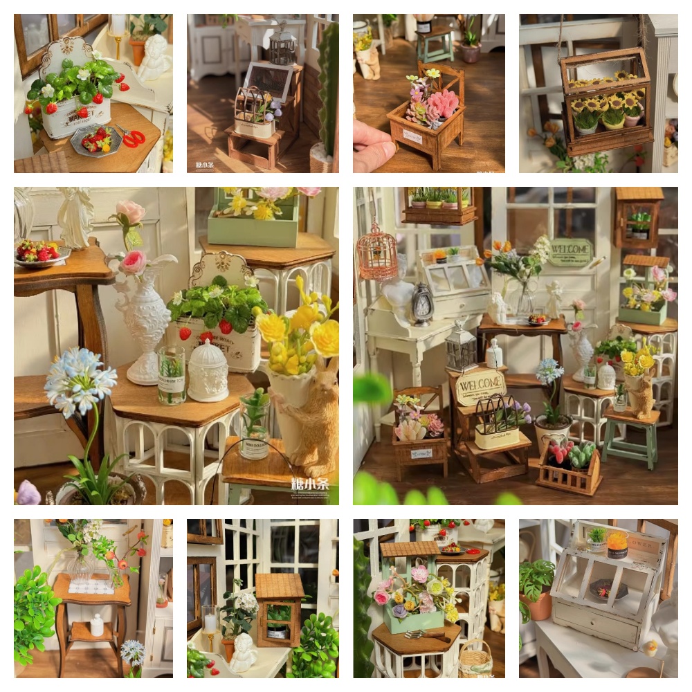 Doll House Miniature Garden Ac - Outdoor Furniture Wood recensione e prezzo