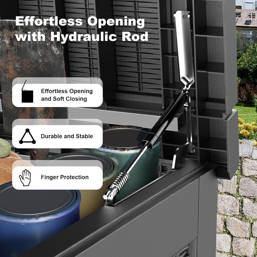 UV-Resistant 320 Gallon Outdoo - Garden Storage Box recensione e prezzo