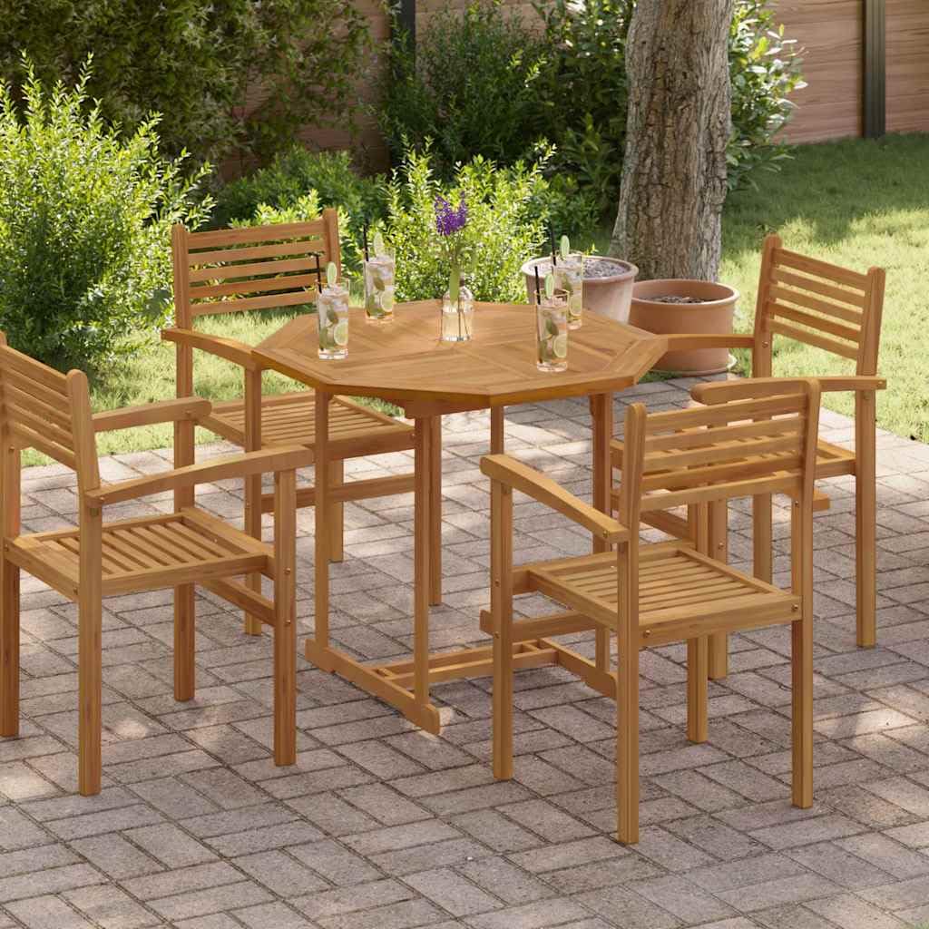 Octagonal Solid Teak Table Top - Outdoor Furniture Oil Teak recensione e prezzo